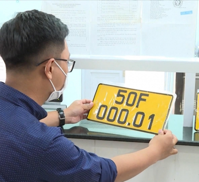 Chính thức cho đấu giá biển số xe ô tô