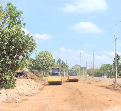 Đẩy nhanh tiến độ thi công dự án nâng cấp tỉnh lộ 763 đoạn cuối tuyến