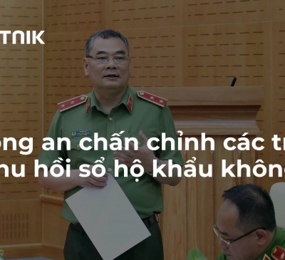 Trung tướng Tô Ân Xô: Chấn chỉnh việc thu sổ hộ khẩu không đúng quy định