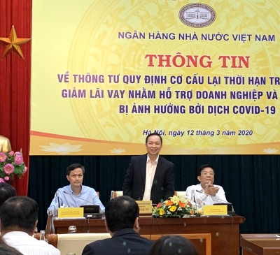 NHNN yêu cầu các tổ chức tín dụng tiếp tục cơ cấu lại thời hạn trả nợ, miễn giảm lãi vay…