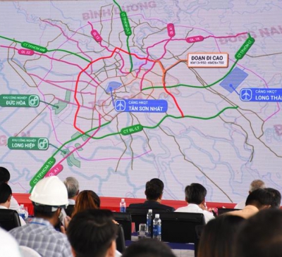 Chính thức khởi công xây dựng hơn 8km đường Vành đai 3 - TP.HCM