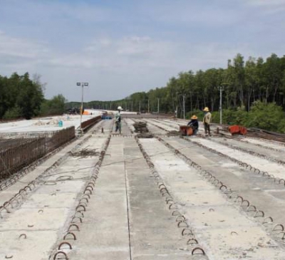 Hối hả thi công cao tốc Bến Lức - Long Thành qua Đồng Nai