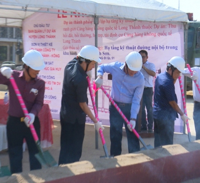 Khởi công xây dựng hạ tầng kỹ thuật ngoài ranh sân bay Long Thành
