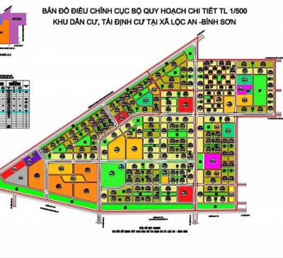 Điều chỉnh cục bộ quy hoạch chi tiết xây dựng khu tái định cư Bình Sơn
