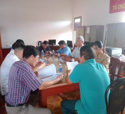 Ban thanh tra nhân dân xã Cẩm Đường giám sát công tác quản lý trật tự xây dựng trên địa bàn xã