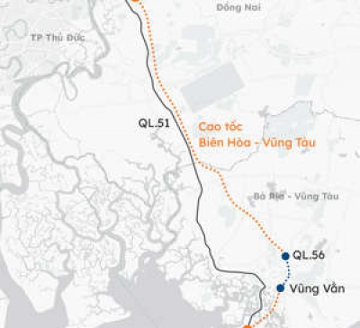 Đề xuất làm tuyến đường 9.400 tỷ kết nối cao tốc Biên Hòa - Vũng Tàu