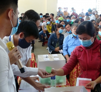 Còn 104 hộ dân chưa được bốc thăm vị trí đất tái định cư