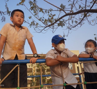 Trường học sát bên Sân bay Long Thành bụi cỡ nào?