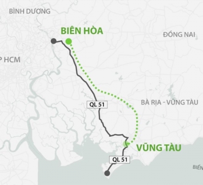 Bà Rịa-Vũng Tàu và Đồng Nai sẵn sàng làm cao tốc Biên Hòa-Vũng Tàu