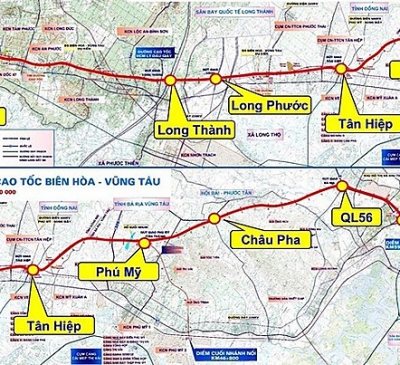 Đề xuất Quốc hội cho khởi công dự án đường cao tốc Biên Hòa - Vũng Tàu vào năm 2023