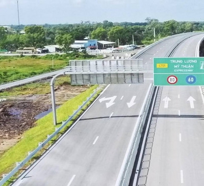 Cao tốc Trung Lương – Mỹ Thuận cho xe lưu thông từ hôm nay 25-1