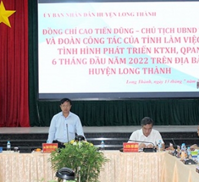 Huyện Long Thành: Dân cần phản ánh hãy gọi điện trực tiếp cho lãnh đạo các phòng ban