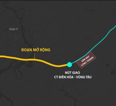 Lập báo cáo tiền khả thi mở rộng cao tốc TP HCM - Long Thành