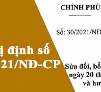 Điểm mới nghị định 30/2021: hướng dẫn thi hành một số điều của Luật Nhà ở