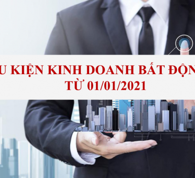 Điều kiện mới về kinh doanh bất động sản