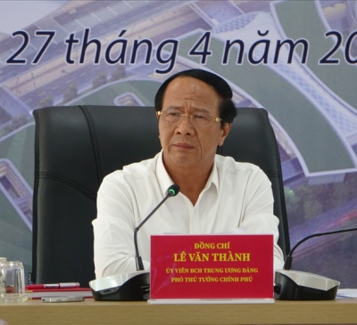 Phó thủ tướng Lê Văn Thành thị sát Dự án Sân bay Long Thành