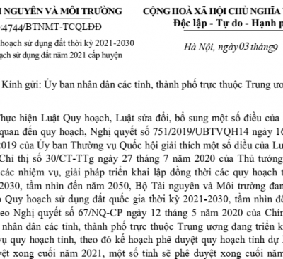 Quyết định thành lập Hội đồng thẩm định quy hoạch, kế hoạch sử dụng đất cấp huyện