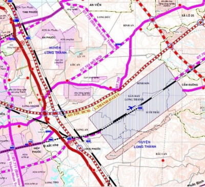 Đầu tư nhiều tuyến đường mới kết nối sân bay Long Thành