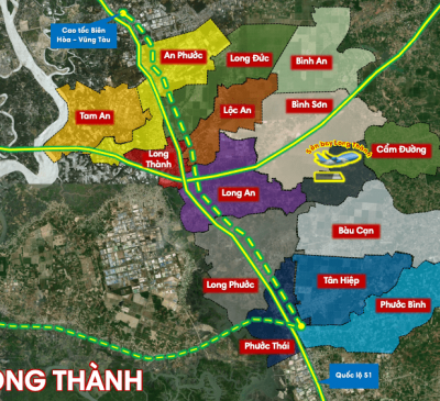 Quy hoạch 5 phân vùng phát triển tại Long Thành, nâng đô thị loại III vào năm 2030