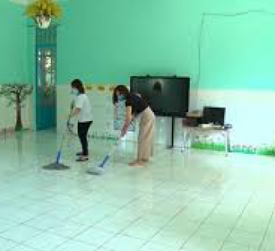 Chợ Long Thành tăng cường phòng, chống dịch bệnh Covid-19