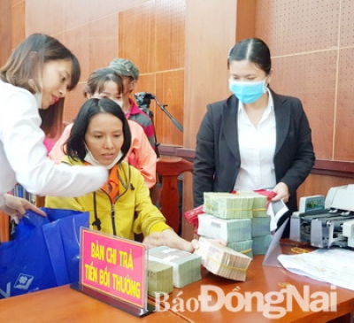 Chi trả gần 1,3 ngàn tỷ đồng tiền bồi thường, hỗ trợ người dân vùng dự án sân bay Long Thành