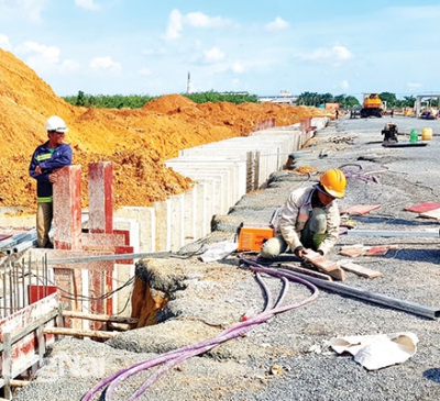 Dự án Cảng hàng không quốc tế Long Thành Nỗ lực đảm bảo tiến độ trong mùa mưa