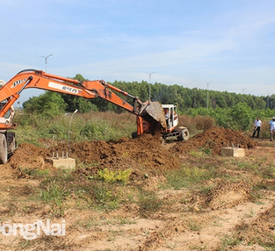 Cưỡng chế bàn giao mặt bằng thi công đường dây điện 110KV