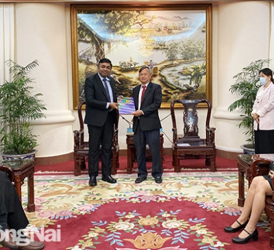 Ấn Độ mong muốn hợp tác nhiều mặt với Đồng Nai