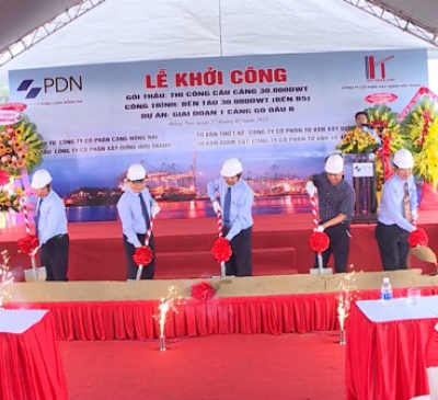 Khởi công xây dựng bến tàu 30.000DWT thứ 2 tại Cảng Gò Dầu