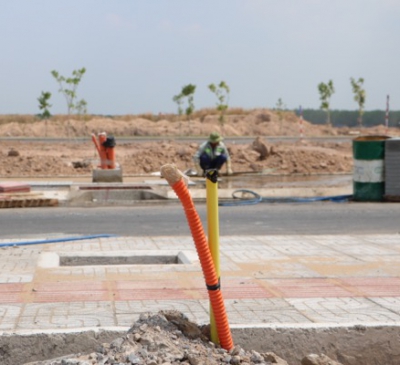 Hoàn thành đấu nối hệ thống cung cấp nước sạch tại Khu tái định cư Lộc An- Bình Sơn