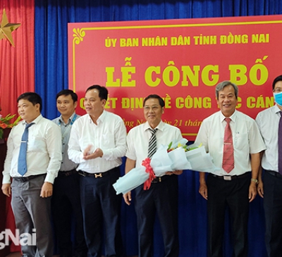 Ông Nguyễn Minh Hoàng được bổ nhiệm lại chức vụ Phó giám đốc Sở Xây dựng