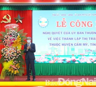 Xây dựng TT Long Giao thành đô thị trực thuộc huyện Cẩm Mỹ và đô thị vệ tinh của thành phố Sân Bay