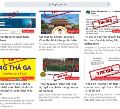 Cảnh báo thủ đoạn giả website của cơ quan, tổ chức
