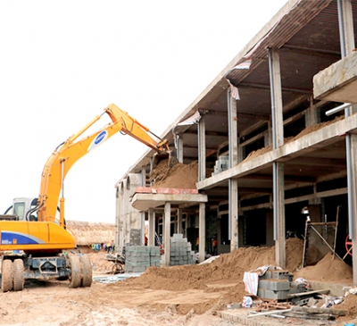 Tiến độ khu Tái Định Cư Lộc An - Bình Sơn: Chật vật duy trì thi công 