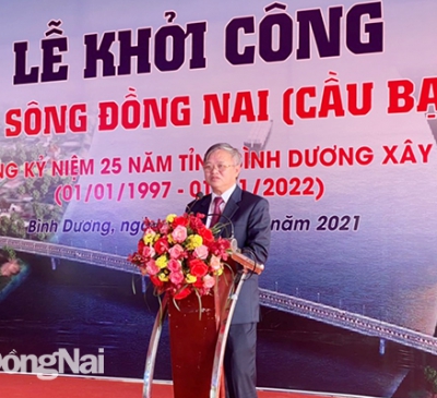 Chính thức khởi công xây dựng cầu Bạch Đằng 2 nối Đồng Nai và Bình Dương