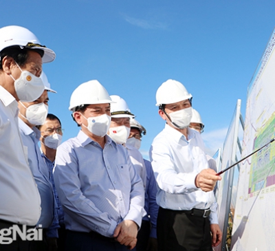 Phó thủ tướng Lê Văn Thành kiểm tra tiến độ dự án Sân bay Long Thành