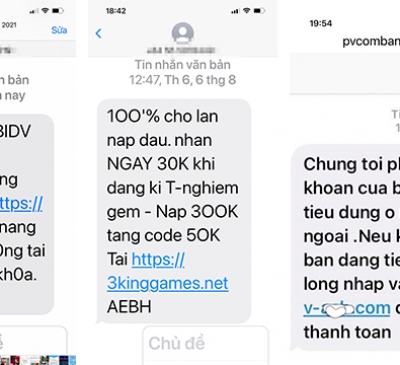 Tránh 'bẫy lừa' từ tin nhắn, cuộc gọi lừa đảo