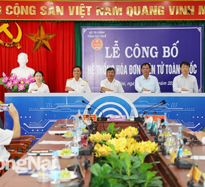 Đồng Nai chính thức kết nối triển khai hóa đơn điện tử trên toàn quốc