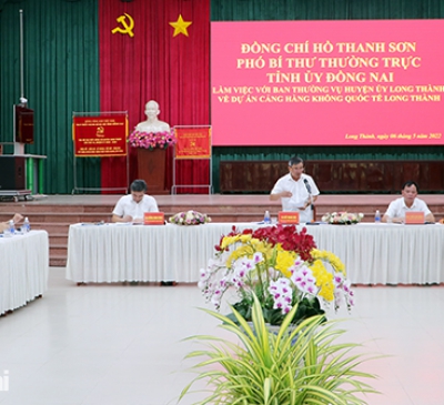 Thực hiện mọi giải pháp, hoàn thành giải phóng mặt bằng dự án Sân bay Long Thành trong tháng 6-2022