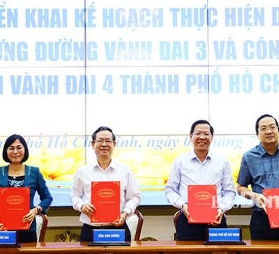 4 địa phương ký kết kế hoạch triển khai xây dựng đường Vành đai 3-TP.HCM