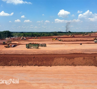 Gần 1,5 ngàn cán bộ, công nhân thi công dự án sân bay Long Thành