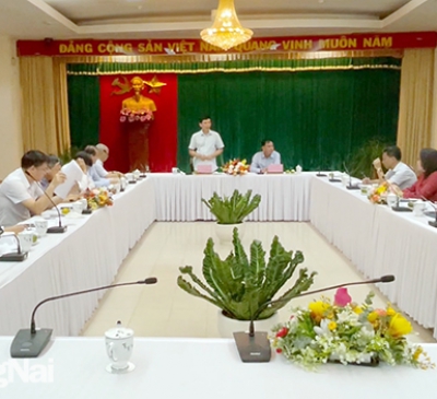 Thứ trưởng Bộ GT-VT làm việc tại Đồng Nai về tiến độ giải phóng mặt bằng dự án Sân bay Long thành