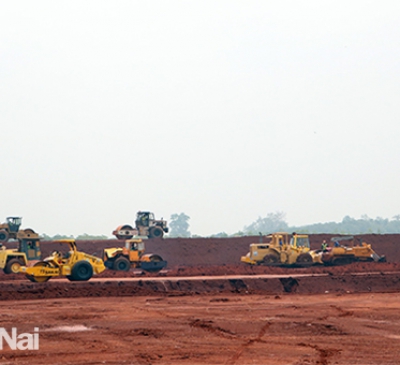 Tổng khối lượng đào đắp gói thầu san nền, thoát nước DA Sân bay Long Thành đạt hơn 17 triệu m3 đất