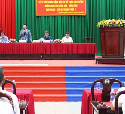 Bắt đầu lấy ý kiến cộng đồng dân cư về thực hiện dự án Đường cao tốc Biên Hoà - Vũng Tàu