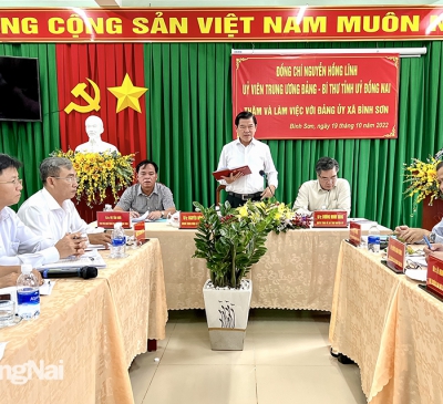 Xây dựng xã Bình Sơn trở thành đô thị trong tương lai