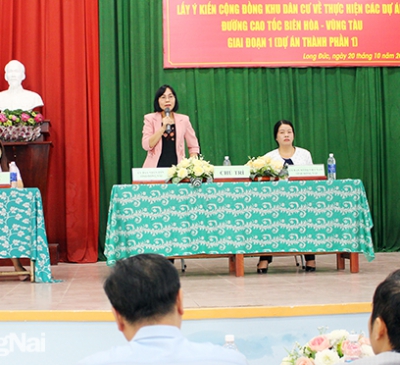 Người dân vùng dự án Đường cao tốc Biên Hòa - Vũng Tàu muốn tái định cư tại chỗ