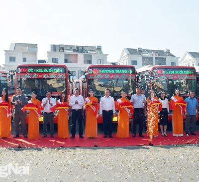 Khai trương 4 tuyến xe buýt kết nối Đồng Nai - TP.HCM