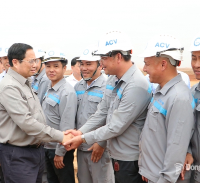 Thủ tướng Phạm Minh Chính kiểm tra tiến độ dự án Sân bay Long Thành