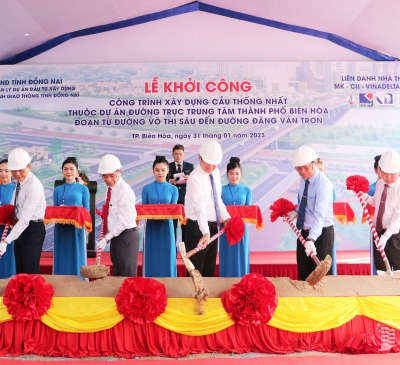 Chính thức khởi công xây dựng cầu Thống Nhất