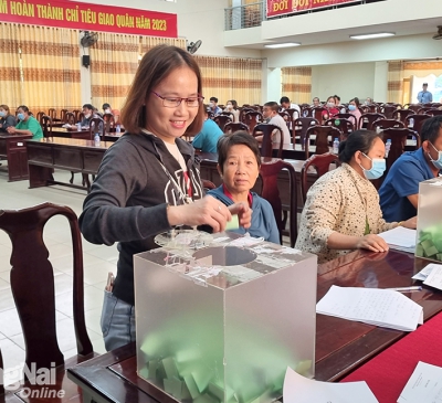 55 hộ dân nằm trong tuyến đường kết nối sân bay Long Thành bốc thăm, giao nhận đất tái định cư